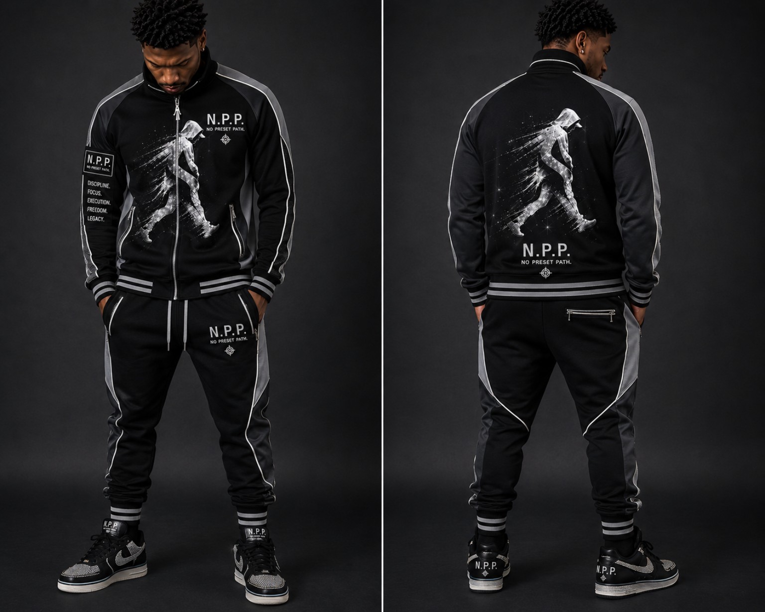 Graphite Motion Track Suit