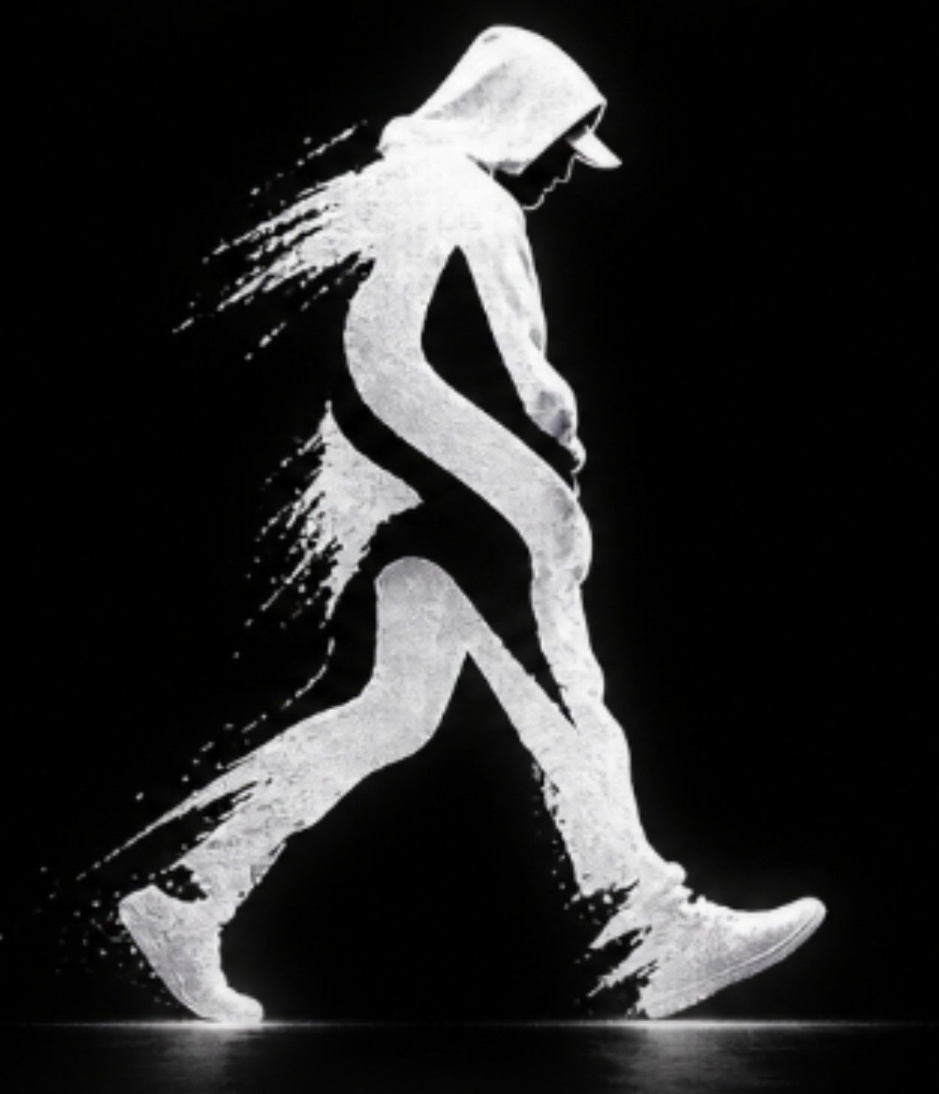 N.P.P. No Preset Path master walking silhouette
