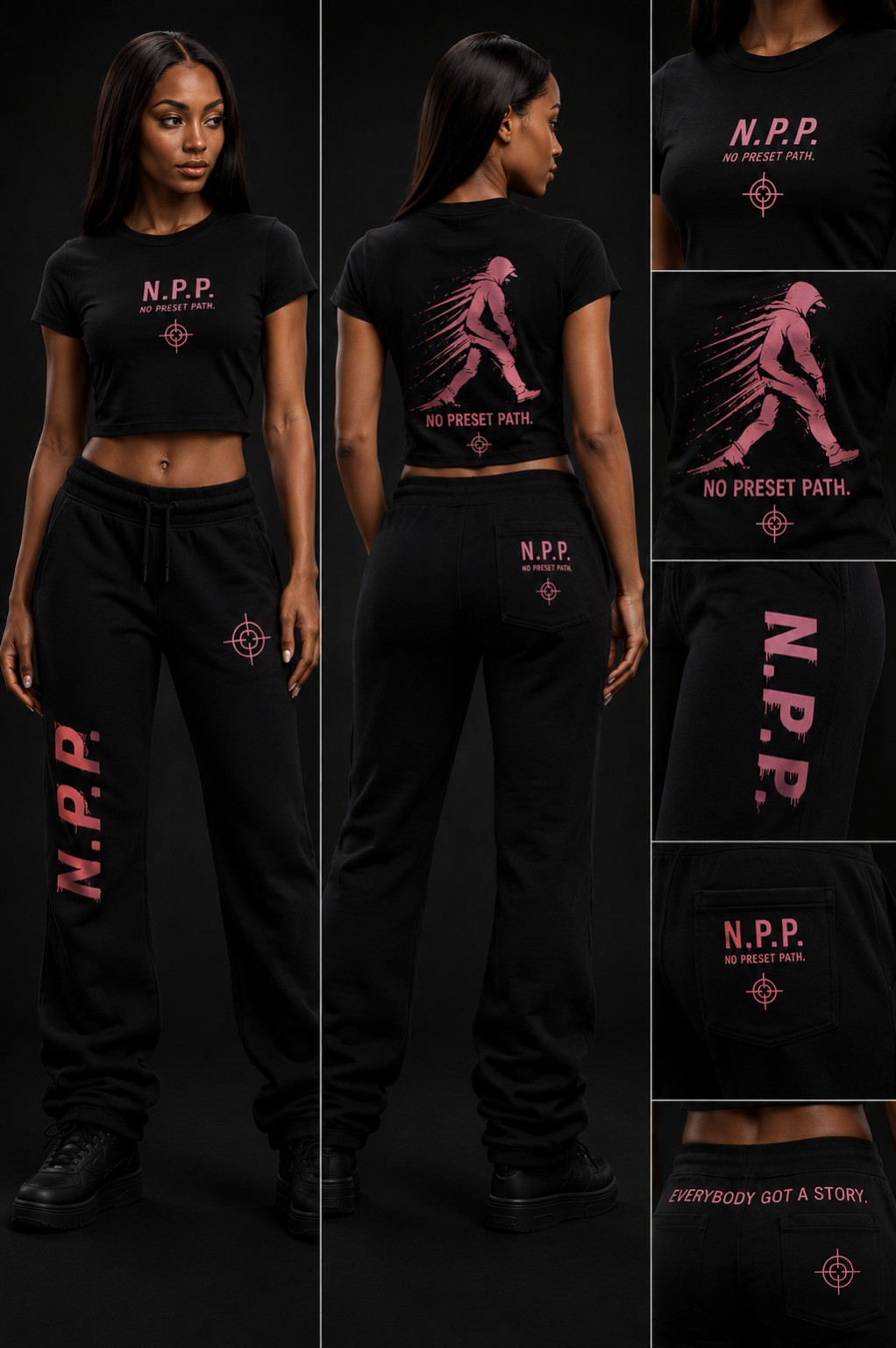 N.P.P. Baby Tee + Stacked Pants