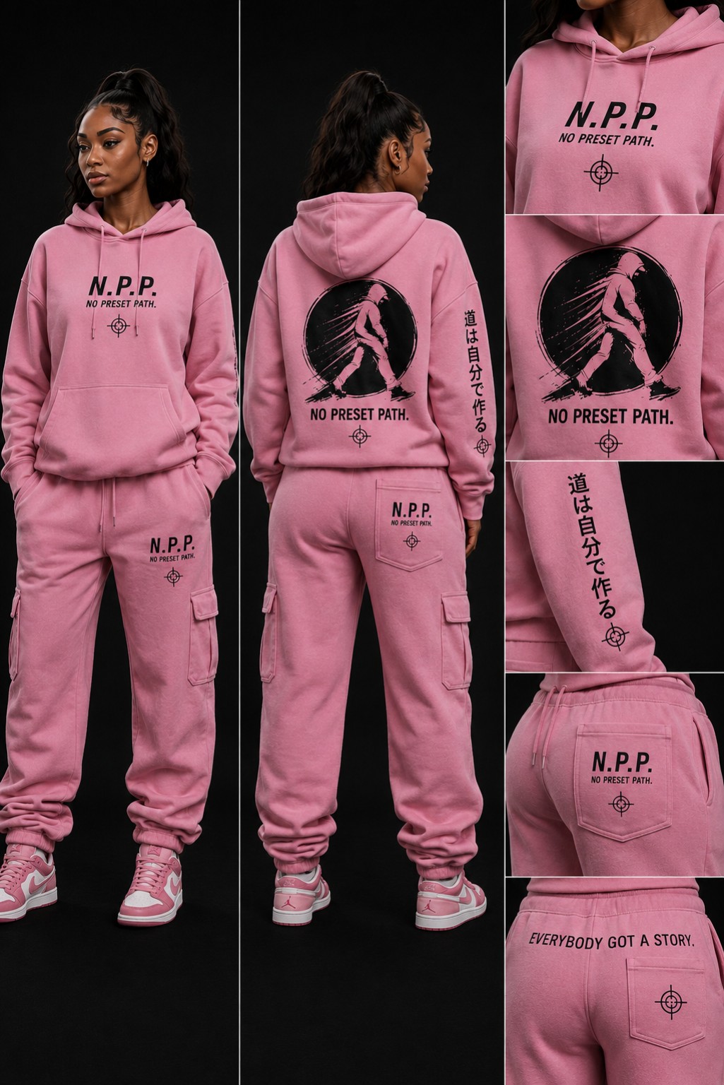 N.P.P. Pink Cargo Shadow Set