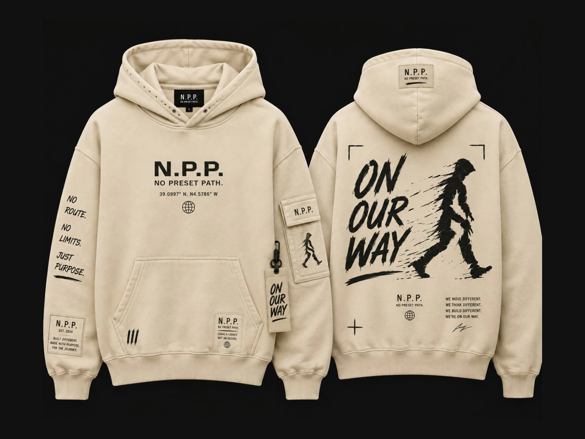 On Our Way Designer Hoodie