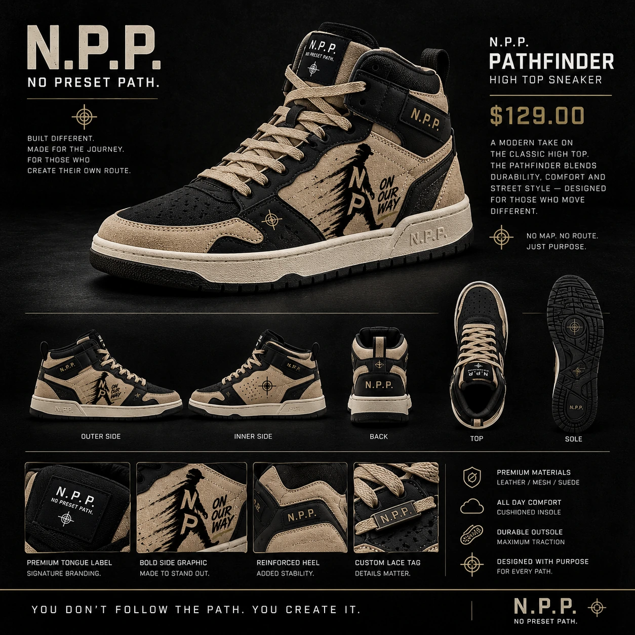 N.P.P. Pathfinder High Top