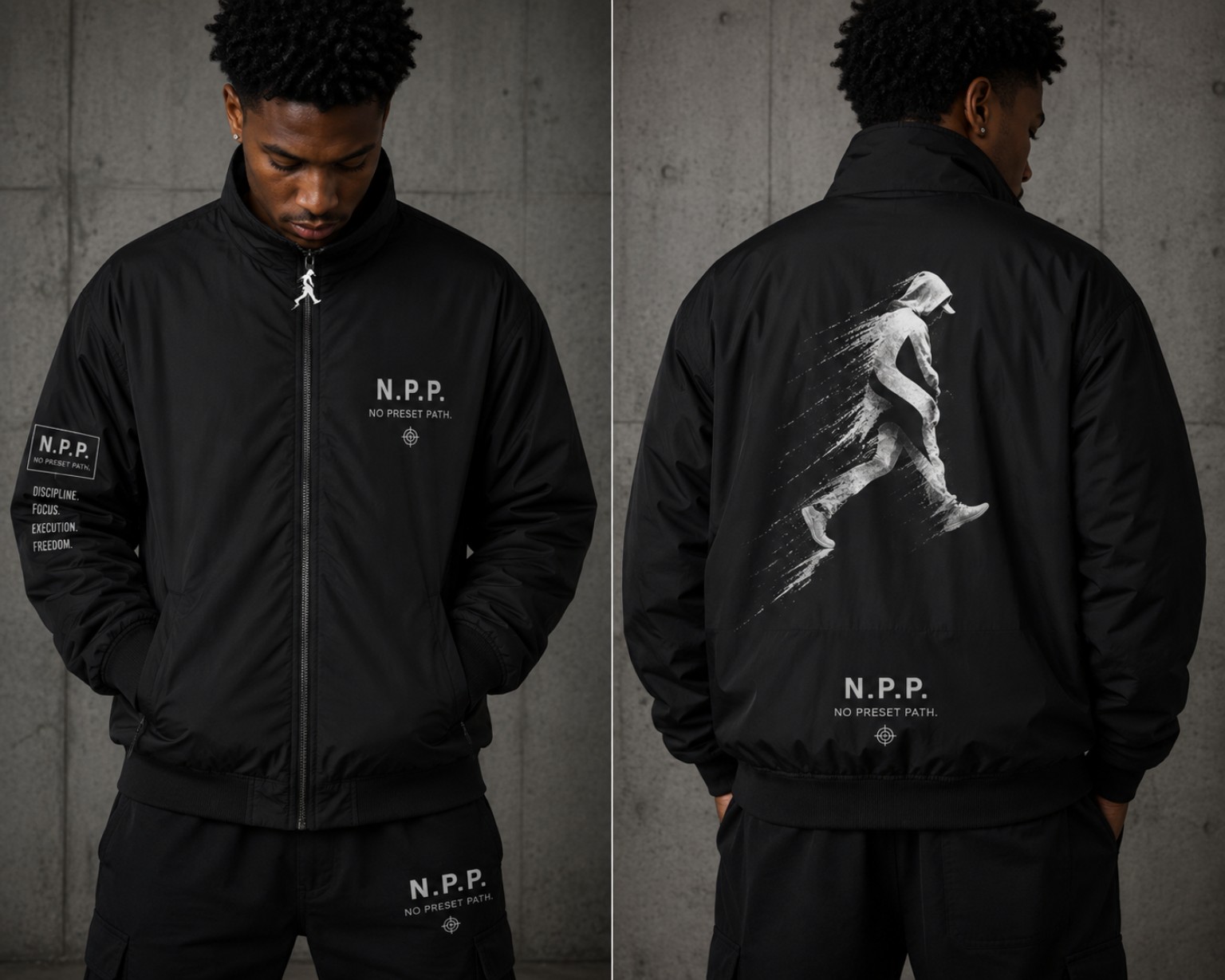 Silhouette Zip Jacket